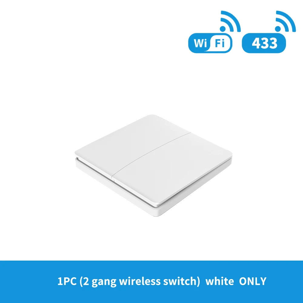 GERMA 16A WIFI Switch Smart Home Tuya App Remote Control Smart Timer Switch No Battery Light Switch Work with Google Home Alexa 