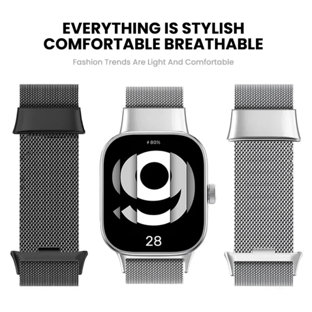 Elegant Milanese Loop Strap - Premium Smart Band Bracelet & Smartwatch Accessory