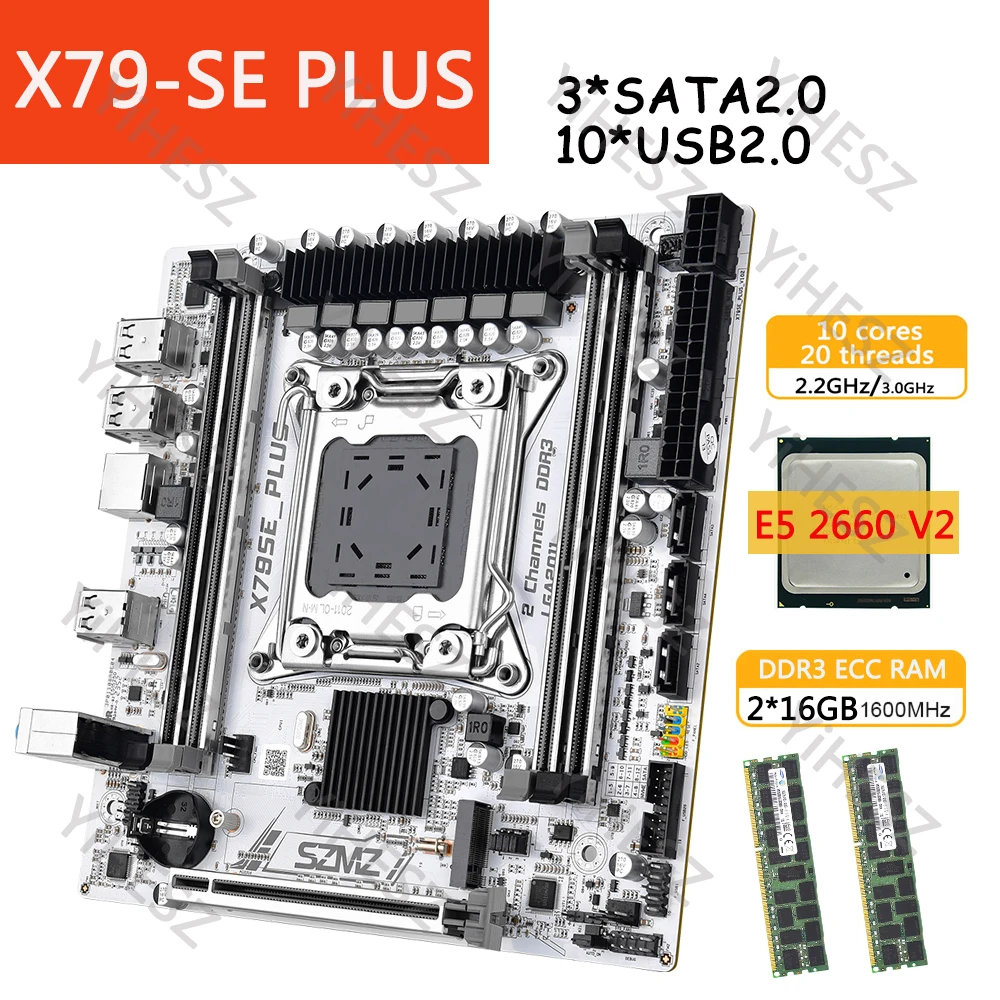 X79 Mainboard PCI-E 16X LGA 2011 Desktop-Motherboard für Intel Xeon E5 Prozessor