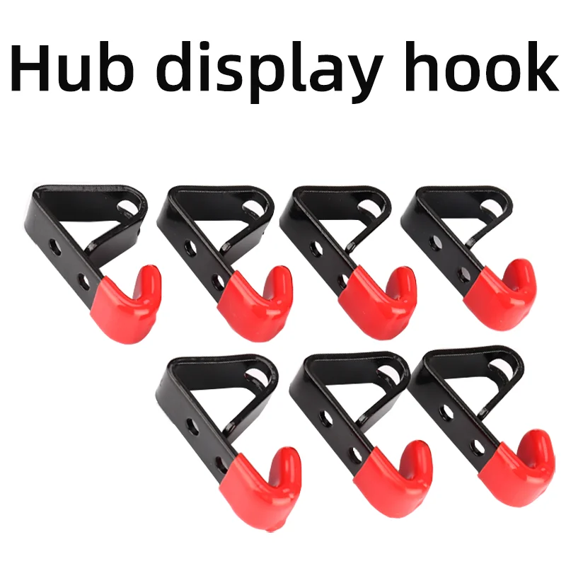 Tire Reinforcement Tool Metal Display Frame Hook Decorative Wheel Hook10Pcs Car Wheel Fixed Plastic Wall Display