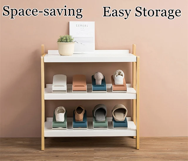 Organizer Per Scarpe Salvaspazio - Impilatore Regolabile, 2/10 Pezzi, Per Armadio - Foto 10