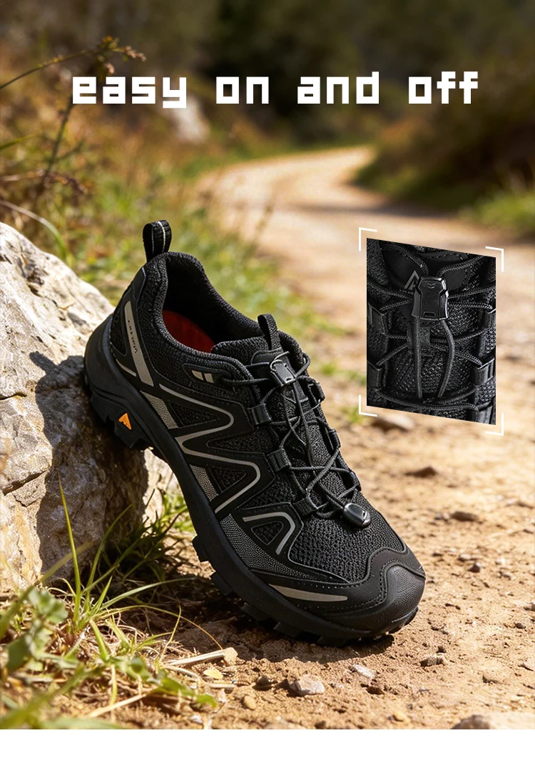 HUMTTO Outdoor-Klettersportschuh für Herren, atmungsaktiv, lässig, Wanderschuhe, rutschfest, Trekking-Laufschuhe, Designer-Sneaker für Herren – Detail 6