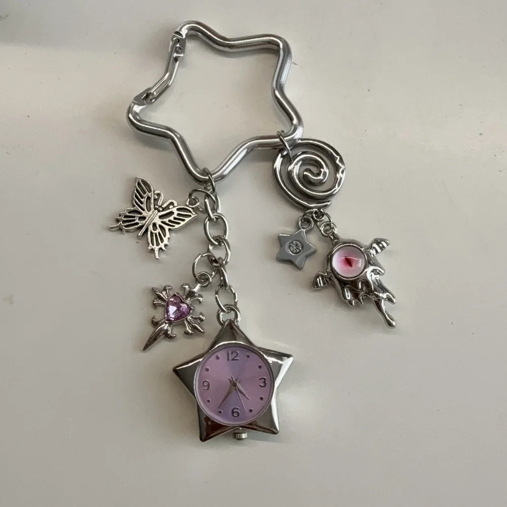 Y2K Love and deepspace Star watch clock keychain Original