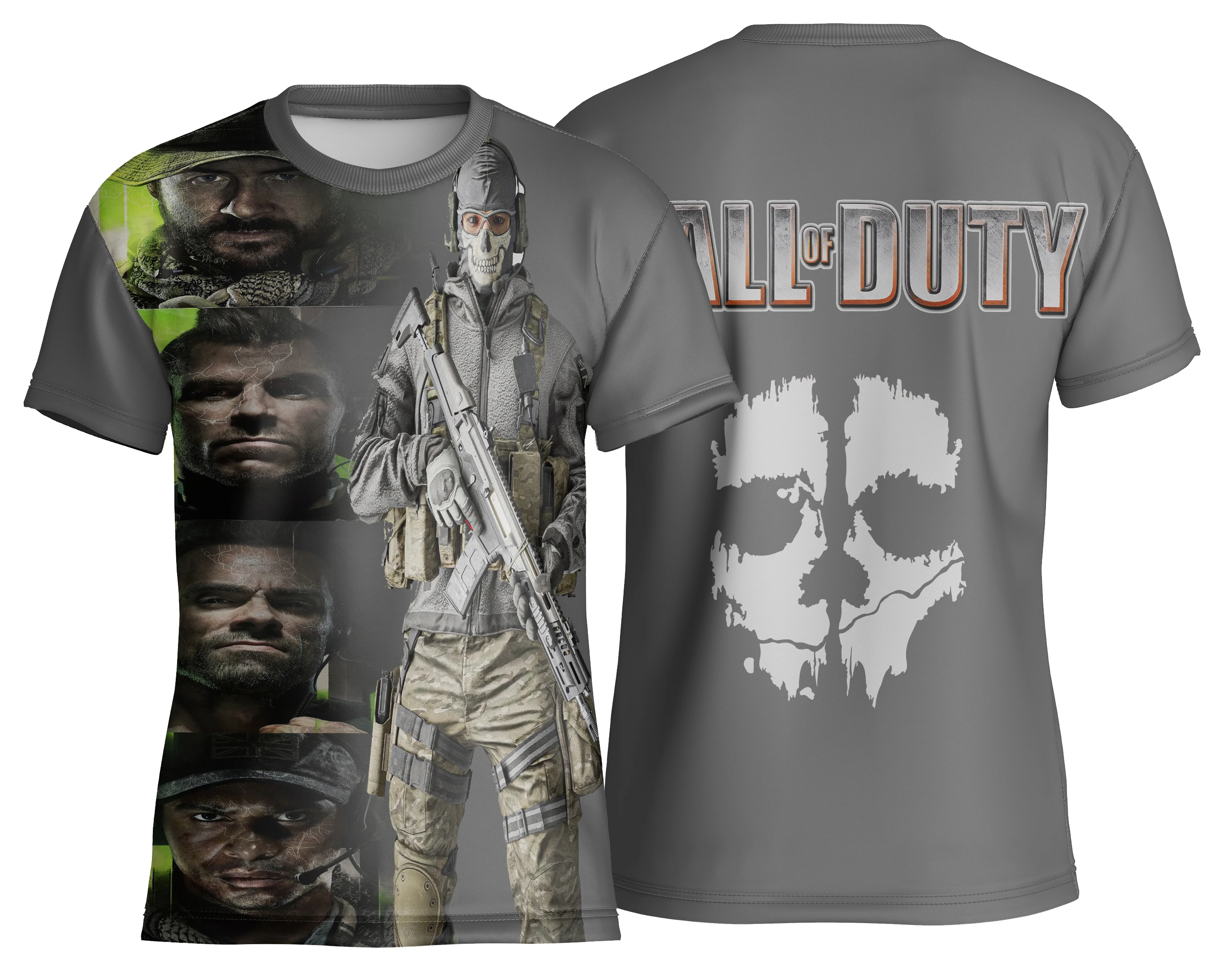 

Call Of Duty FPS Shooting Game T Shirt For Men Fashion Casual Crew Neck Retro Short Sleeve Summer Hip Hop Harajuku Oversized Tee