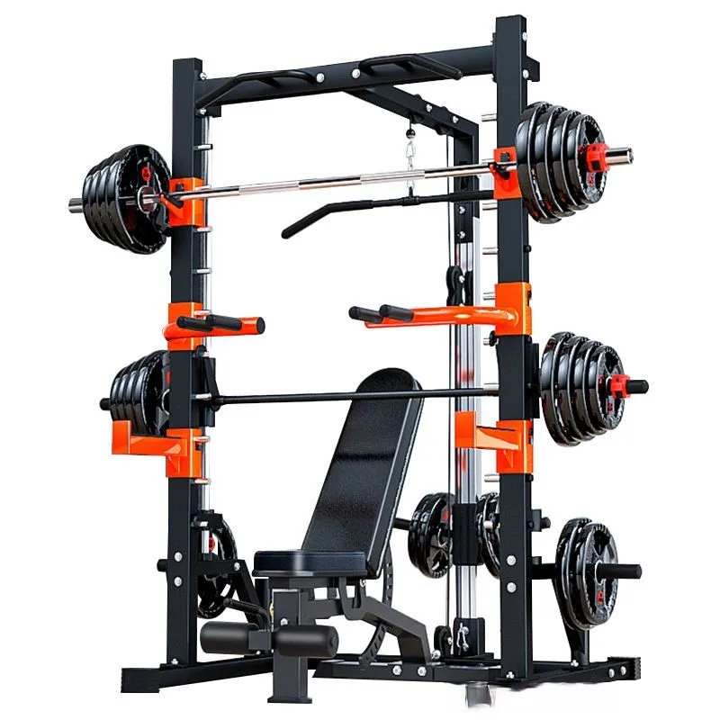Home Gym Pesi Completi Attrezzature Per L'Allenamento Bagrech Press Power Cage Squat Rack Fitness Workout Smith Machine
