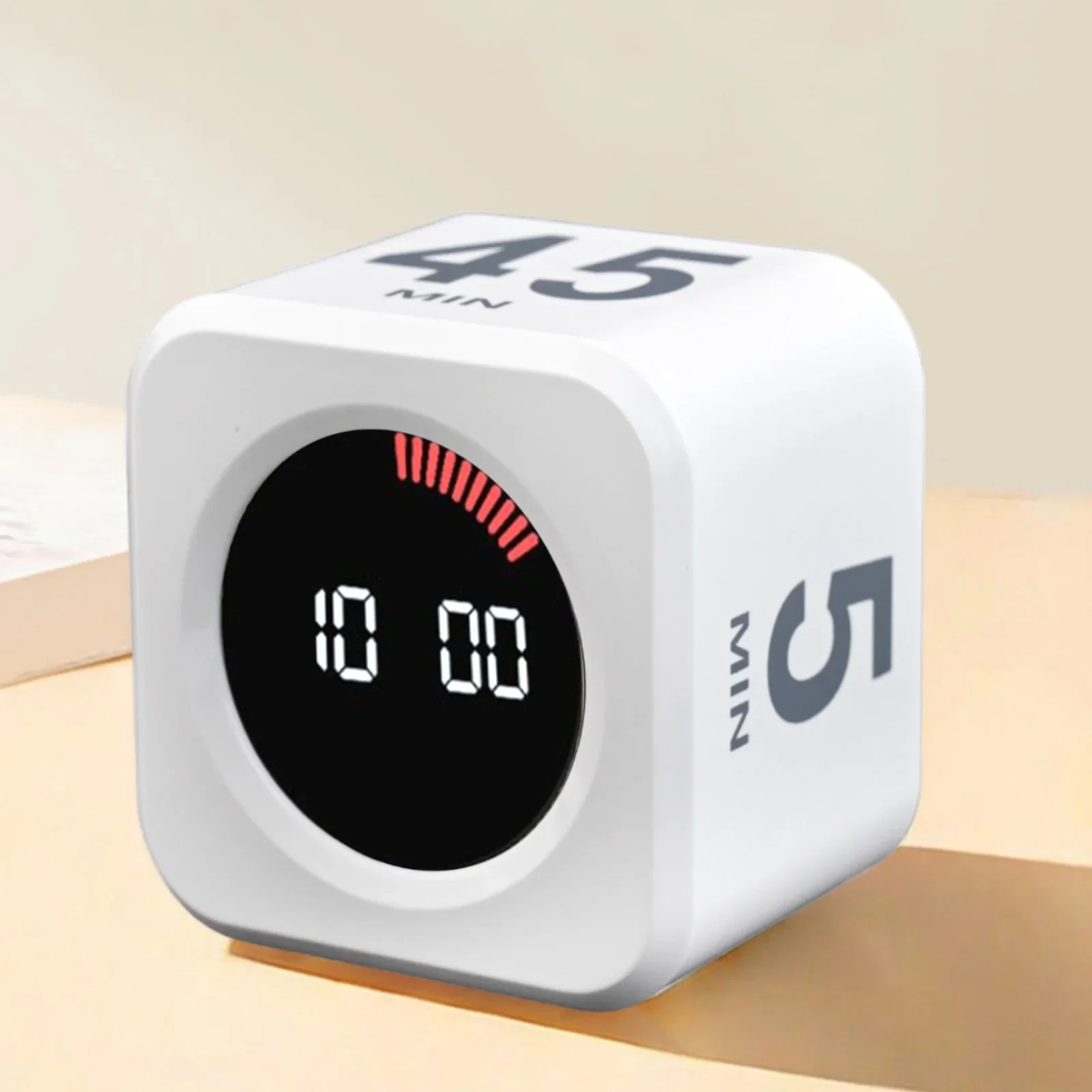 Sleek Rechargeable LED Visual Timer Perfectly Fits into Your Daily Routine While Managing Your Time Effectively