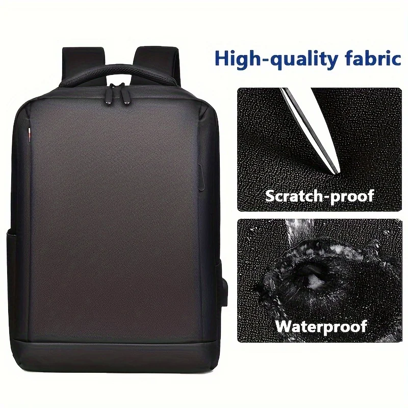 Backpack Men's Large Capacity Business Travel Bag Computer Backpack Hiking Bag Junior High School Students Backpack 30X45CM