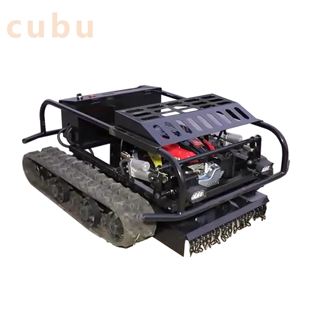 

Cheap Price Crawler Remote Control Robot Lawn Mower Remote Control Slope Mower Self Propelled Gasoline Lawn Mower