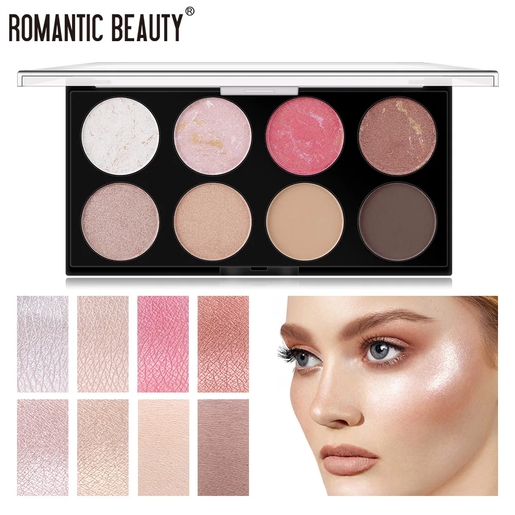 

6 In 1 Face Highlighter Blush eyeshadow Palette Make up Face Brightener Contouring Highlighter Powder makeup Palette