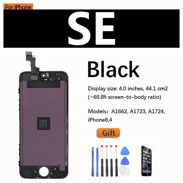 Per iPhone 5SE Nero