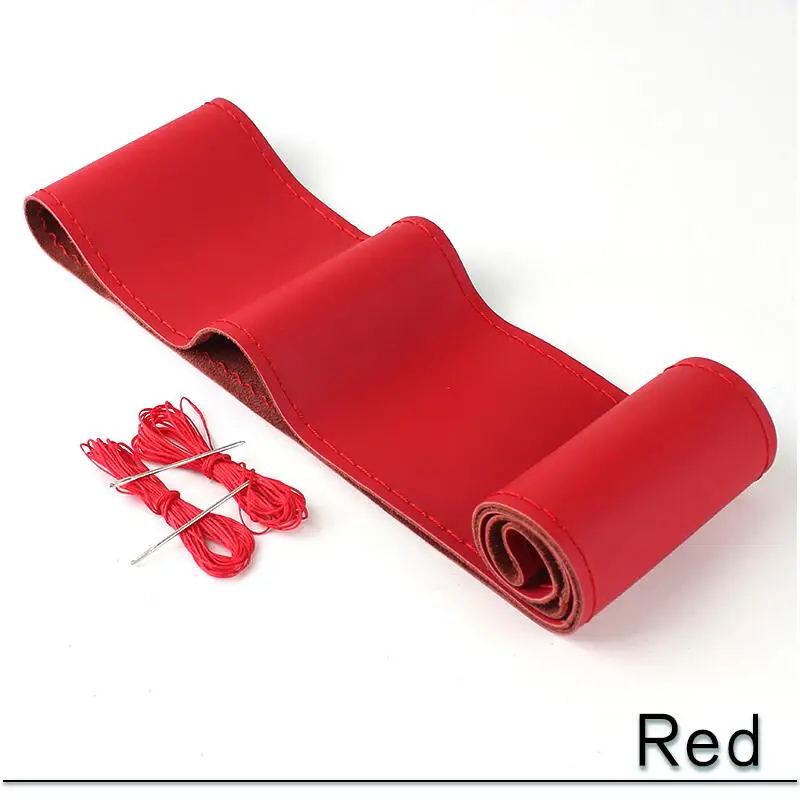 15 Non-Slip Car Steering Wheel Cover - Soft Artificial Leather with Sewing Kit