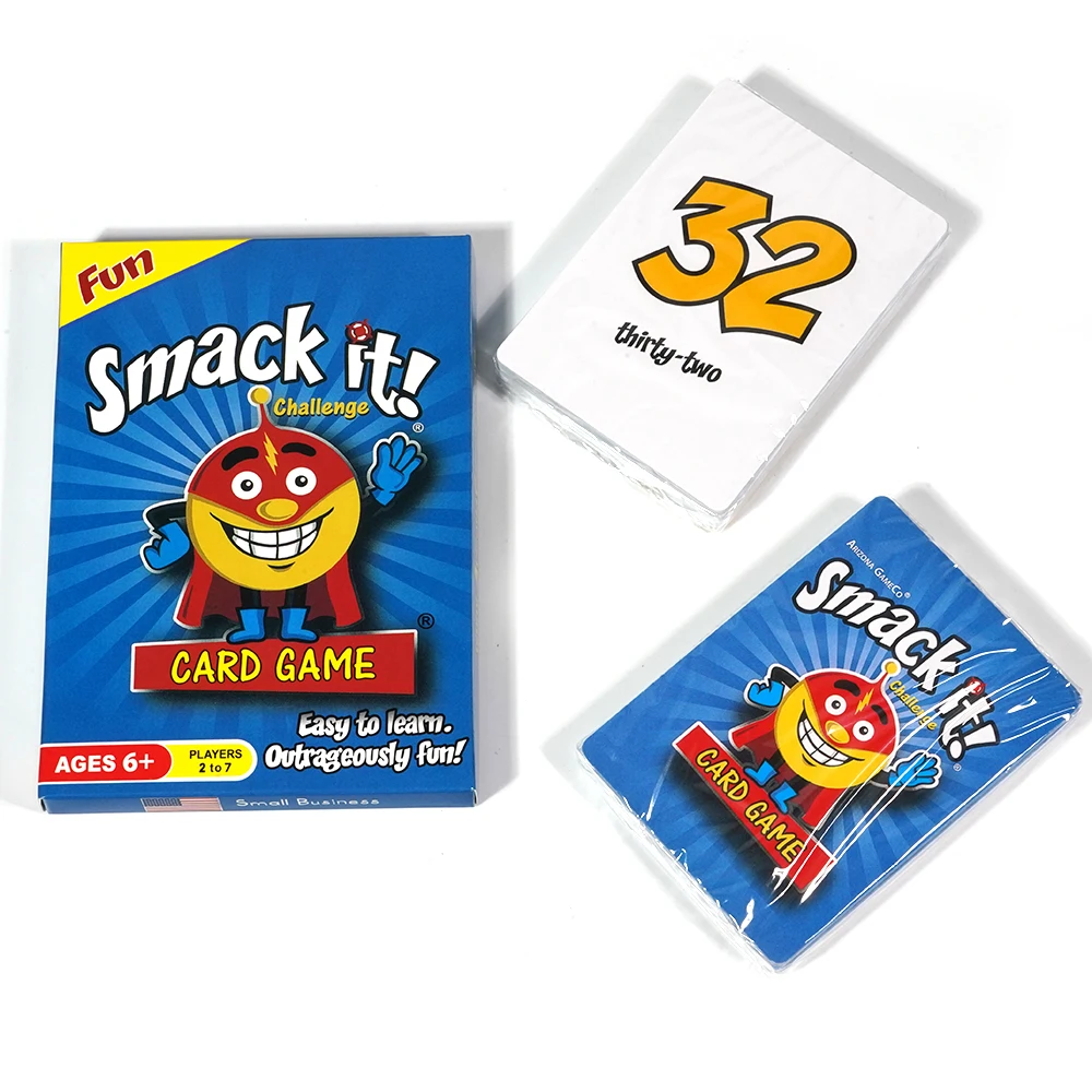 Smack it Card Game Family Card Game Fun and Easy to Learn Perfect Stocking Stuffer English 4
