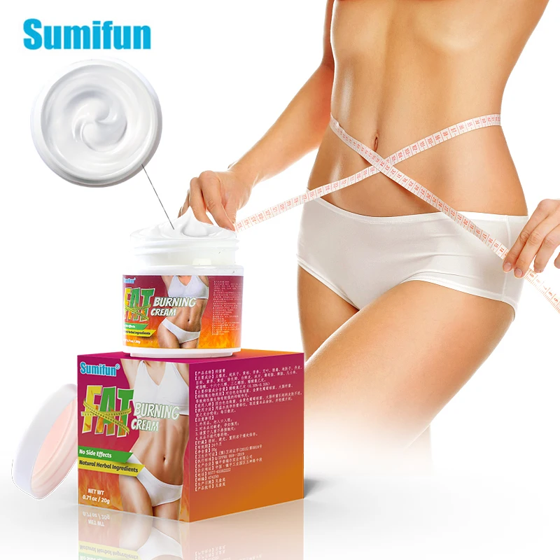 1/3/5Box Sumifun 지방 레코딩 크림 슬리밍 체중 감소 제품 플랫 배꼽 안티 셀룰 라이트 연고 팔 다리 복부 감속기