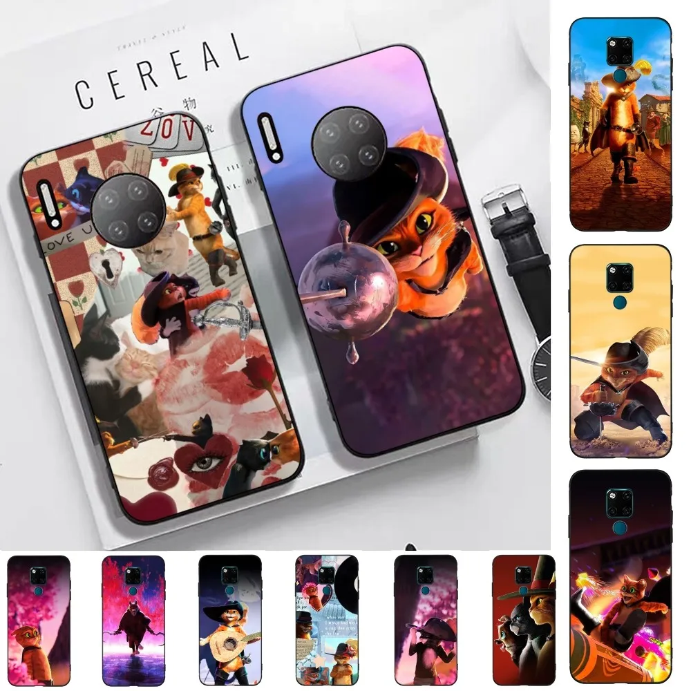 Custodia Per Telefono Disney Puss In Boots Per Huawei Mate 10 20 30 40 50 Lite Pro Nova 3 3I 5 6 Se 7 Pro 7Se
