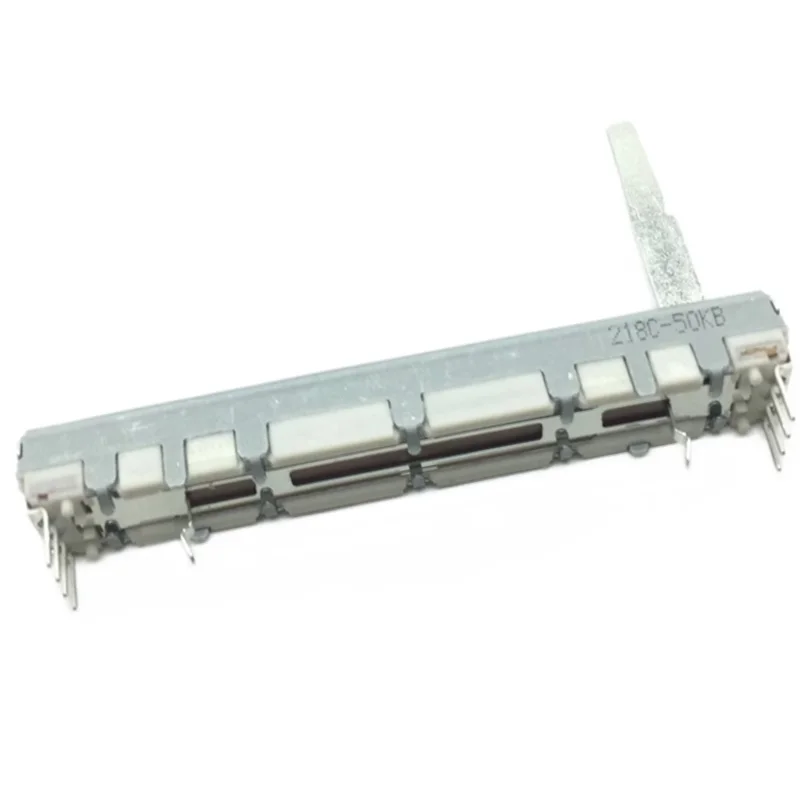 1pcs Original Travel RS60 Series Straight slip potentiometer DCV1011 50KBX2 8pins handle height 20mm CMX-3000 CMX-5000