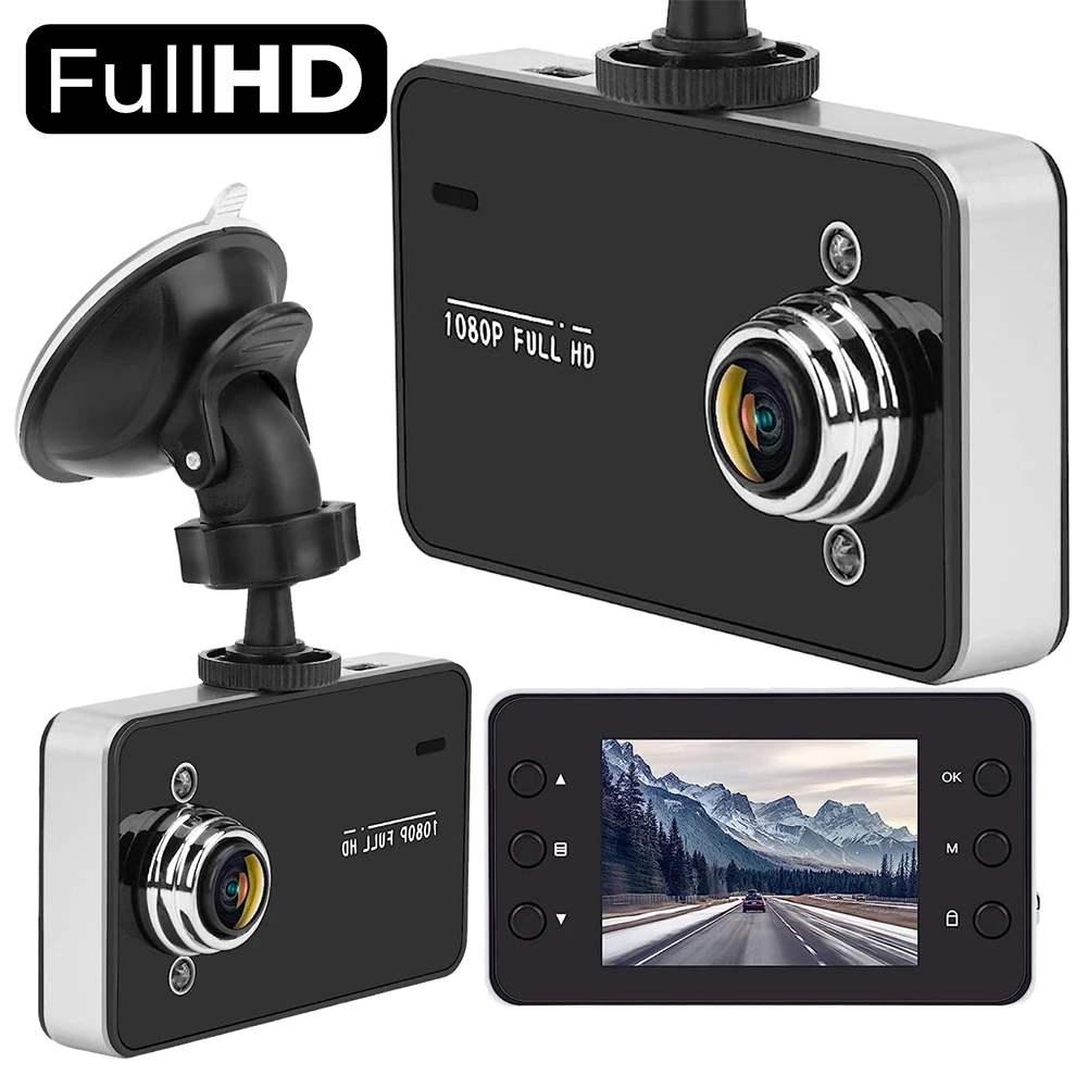 풀 HD 자동차 DVR 대시 캠, 자동차 루프 녹화, 차량 운전 녹음기, 야간 투시경 지지대, TF 32G, 140 도 시야각, 1080P