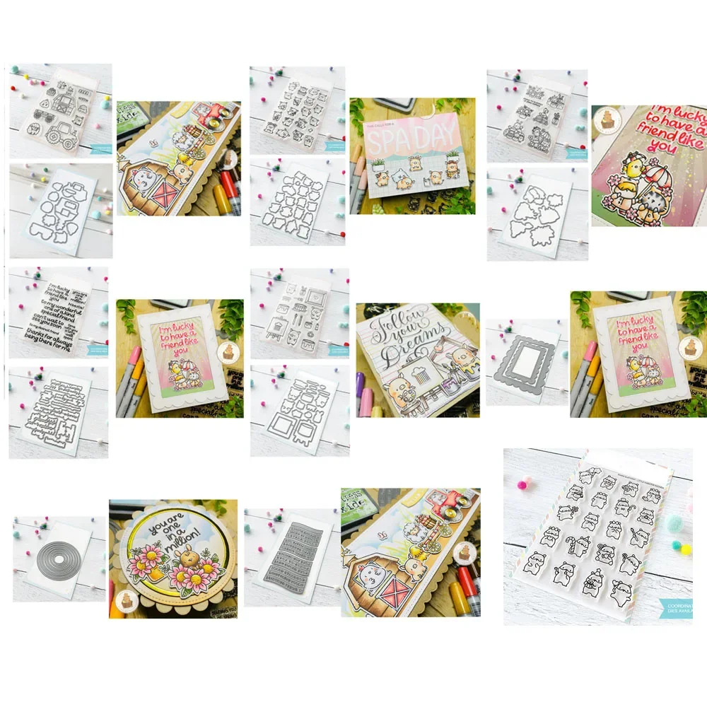 Design Metal Cutting Dies for Making Decorative Diy Scrapbook Practice Photo Album Process Craft Handicraft Card New