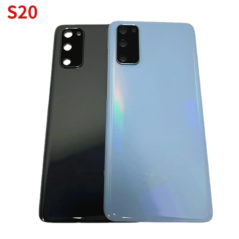 

New for Samsung Galaxy S20 S20+ PlusS20 Ultra 5G Back Battery Cover Rear Door Housing Glass +Camera Lens Panel Part