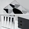 Luxury Golden Tissue Boxes Storage Napkin Holder Kitchen Tissue Box Square Shaped Container Plastic Craft Desktop Paper Case 4