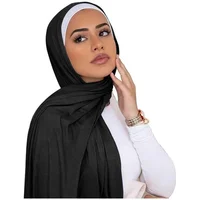 Hijab Scarf for Women Soft Cotton Muslim Jersey Hijab Head Wrap Scarves Fashion Long Scarf Shawls 170x50 cm Lady