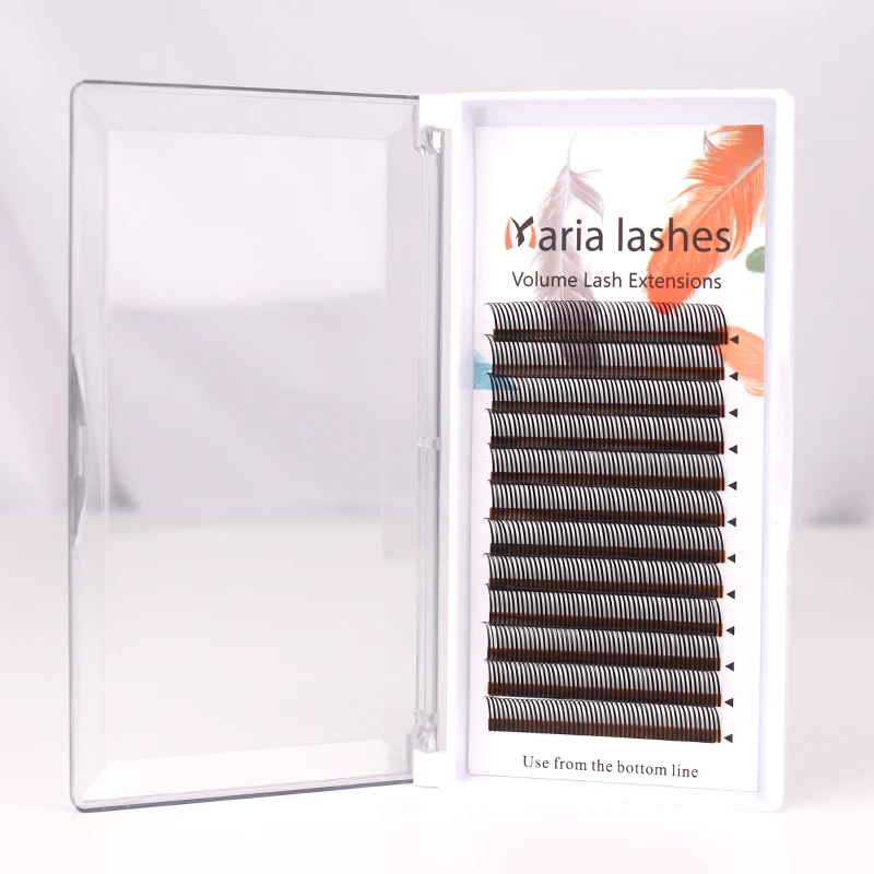 Flora Lashes Easy Fan Eyelash Extensions - Premium Volume Collection with Natural Soft Finish