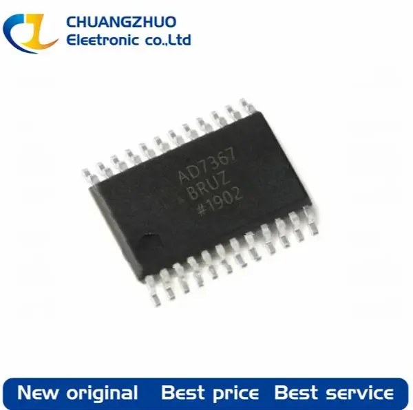 

1Pcs New original AD7367BRUZ AD7367 14Bit 11.5V~16.5V 500kHz TSSOP-24 Analog To Digital Converters