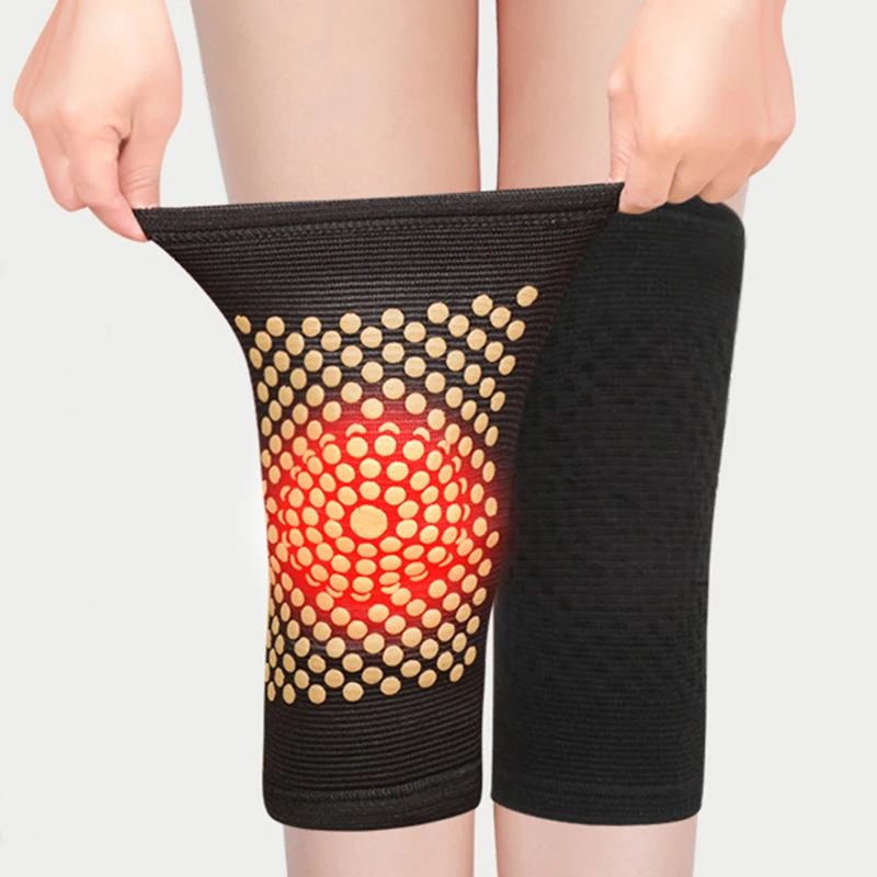 2pcs Self Heating Support Knee Pads Knee Brace Warm For Arthritis Joint