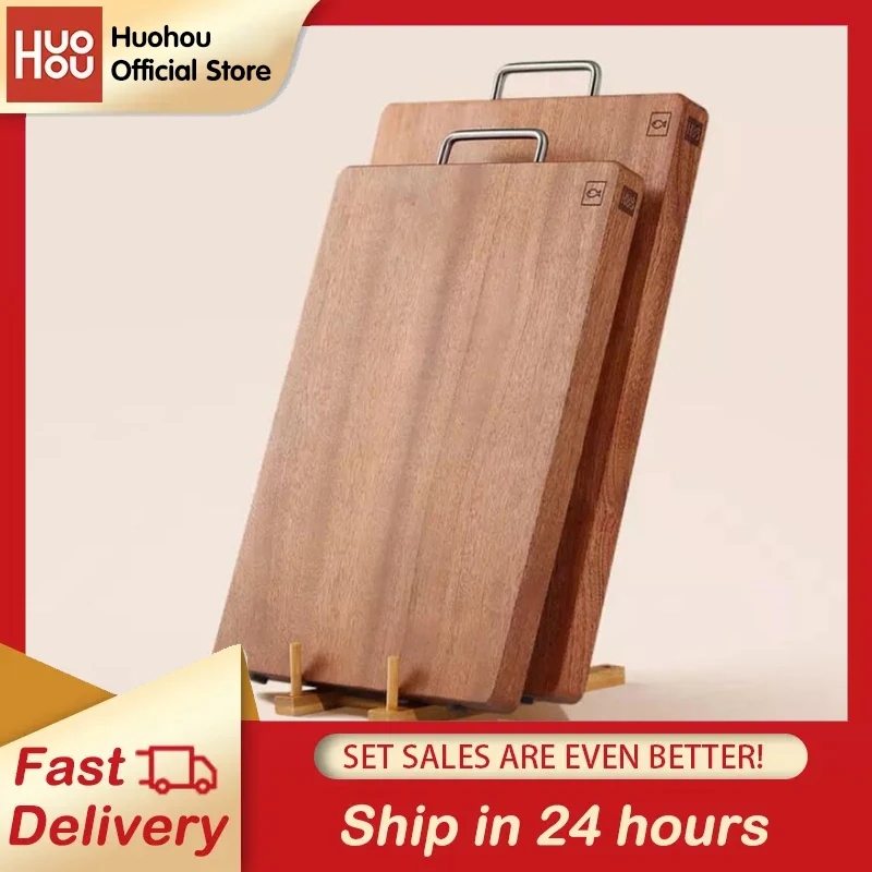 Original Huohou Wooden Chopping Blocks For Meat Fruit Vegetables