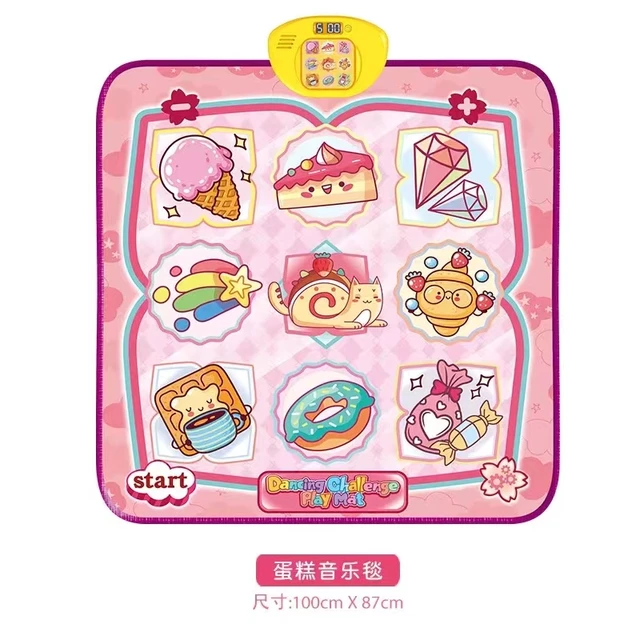 Children's Dance Mat Educational Sports Toys For Kids Anti-Slip And Kids-Friendly Material LED Lights Adjustable Volume Multiple 2