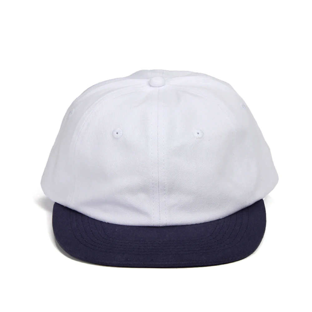 Washed Cotton 6 Panel Cap Flat Visor Unstructured Crown Baseball Caps Summer Sun Protection Hat Adjustable Outdoor for Men Women 3