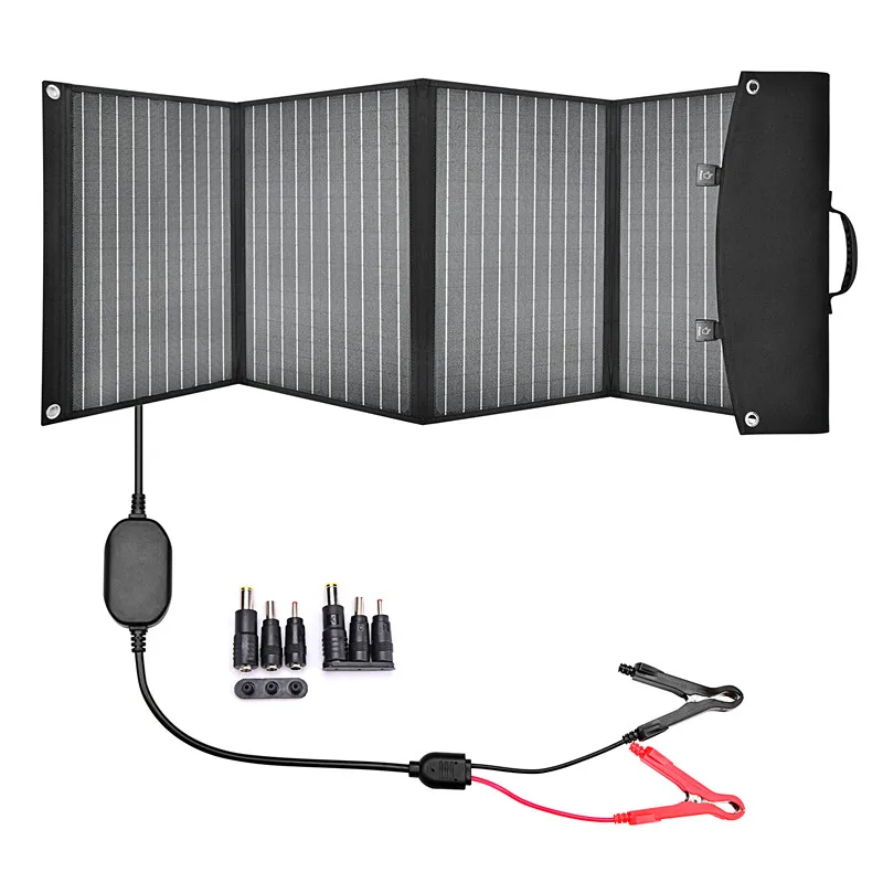 

120W 18V / 6.6A USB Portable Foldable Solar Panel For Hiking Camping Outdoor Mobile Power