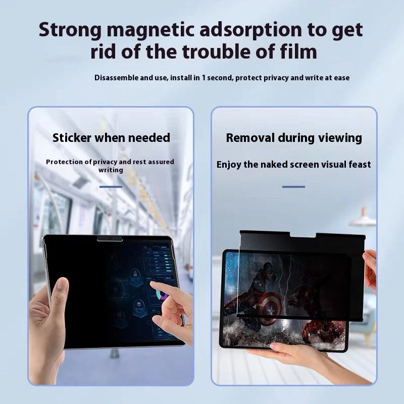 Enhanced Privacy Magnetic Screen Protector Film