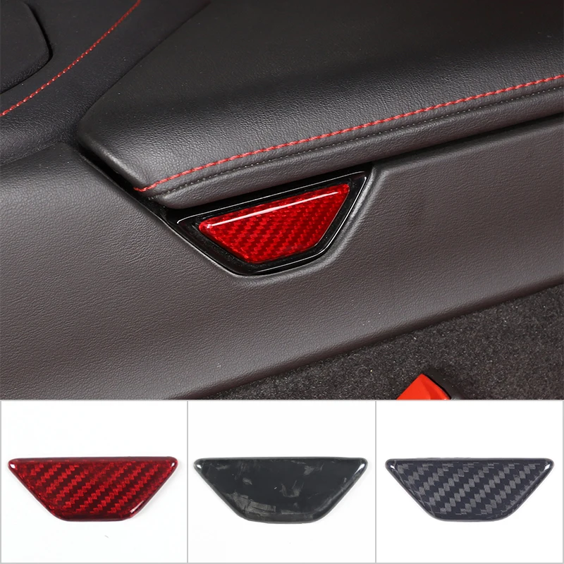 

Real Carbon Fiber Car Center Console Armrest Box Switch Cover Trim Stickers For Chevrolet Corvette C8 Stingray Z51 Z06 2020-2023