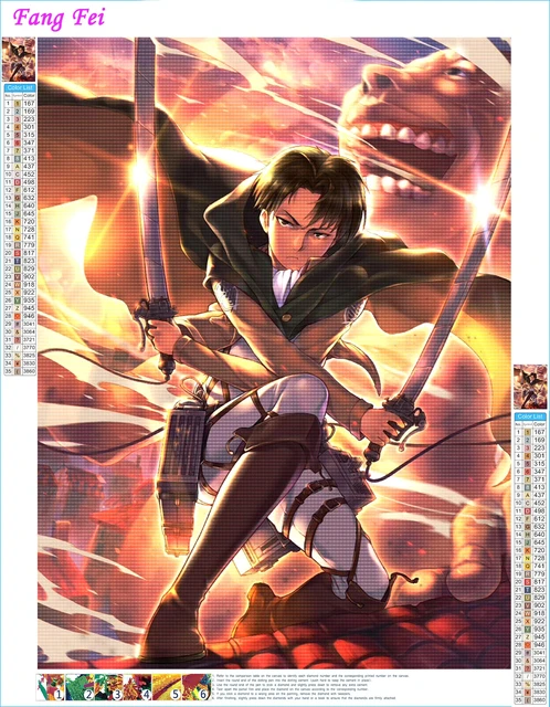 Aesthetic Eren Yeager Anime Diamond Painting 