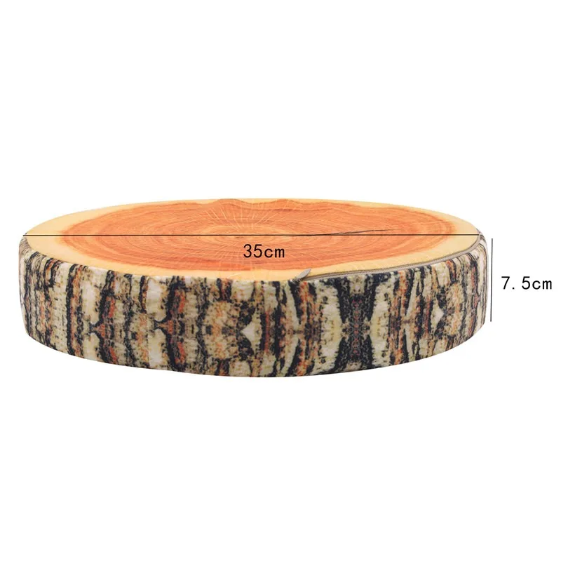 Stump Creative Pillow High Simulation Round Stump/wooden Board/cutting Board Modeling Cushion Cute Pillows