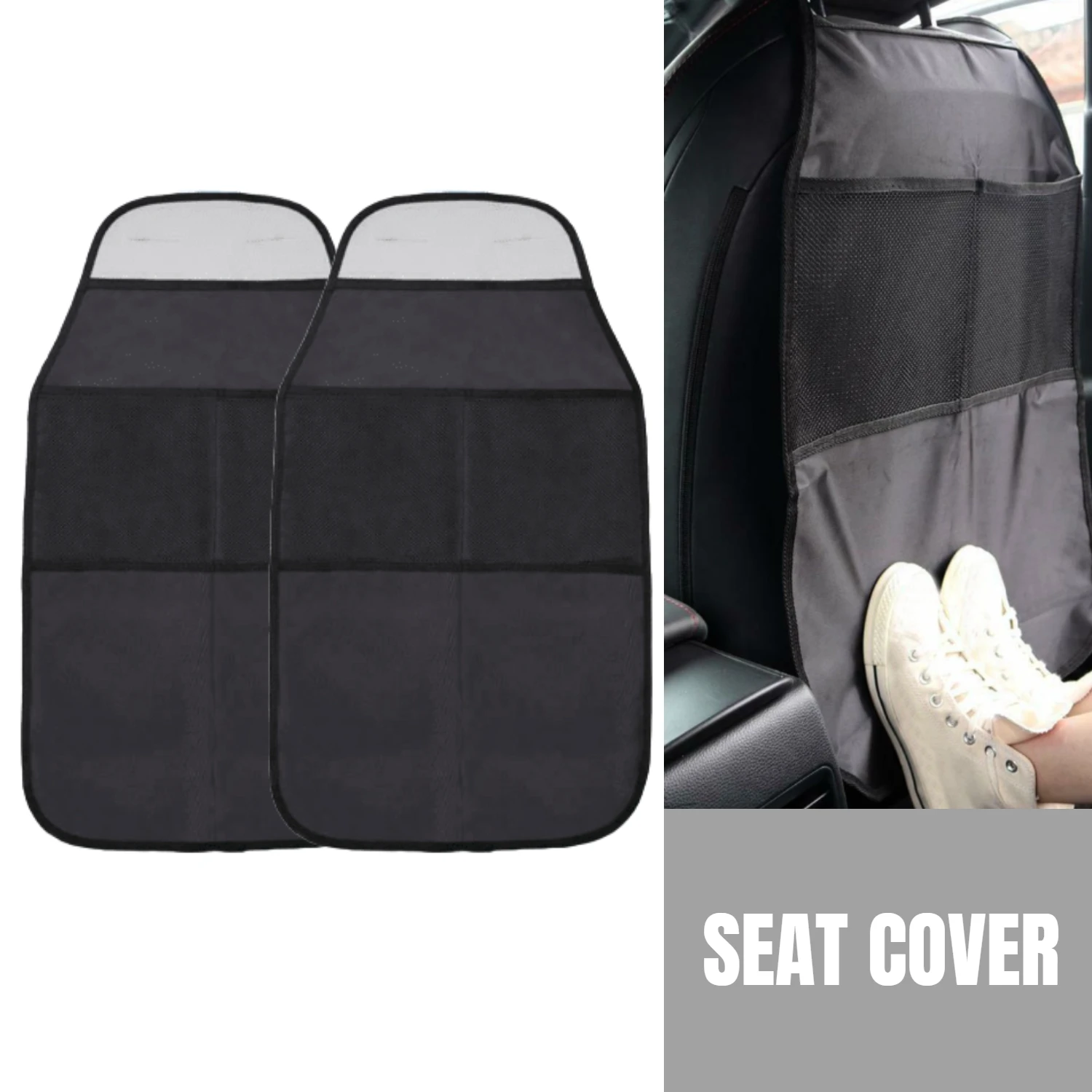 Car Seat Back Protector Cover Anti Kick Mat Pad Seat Cover for Children Kids Baby Anti Mud Dirt Auto Seat Cover Car Accessories