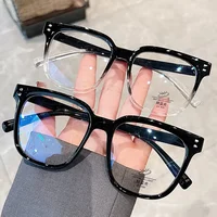 Mode Anti lumière bleue lunettes hommes ordinateur femmes lunettes mode optique plaine cadre lunettes Transparent blocage lunettes 6
