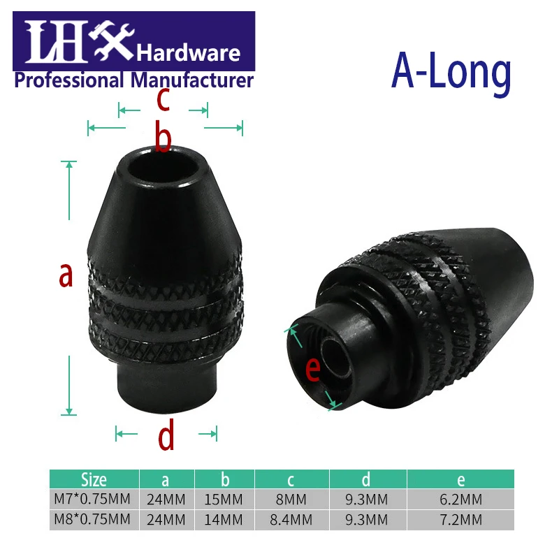 New Multi Quick Change Keyless Chuck M7 M8 Clamp 0.3 3.2MM For Dremel Grinder Electric Drill Rotary Tools XY115 a