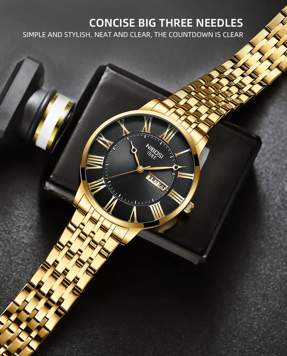 NIBOSI Relogio Masculino New Watches For Men Waterproof Sport Quartz Chronograph Top Luxury Brand Watches Men Clock Reloj Hombre