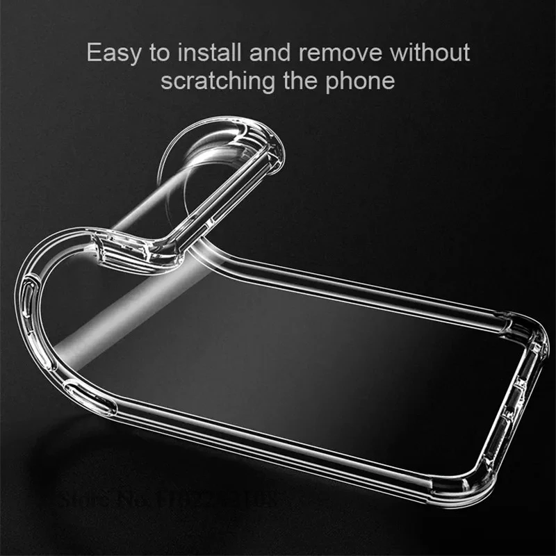 Clear Airbag Shockproof Silicone Back Cover