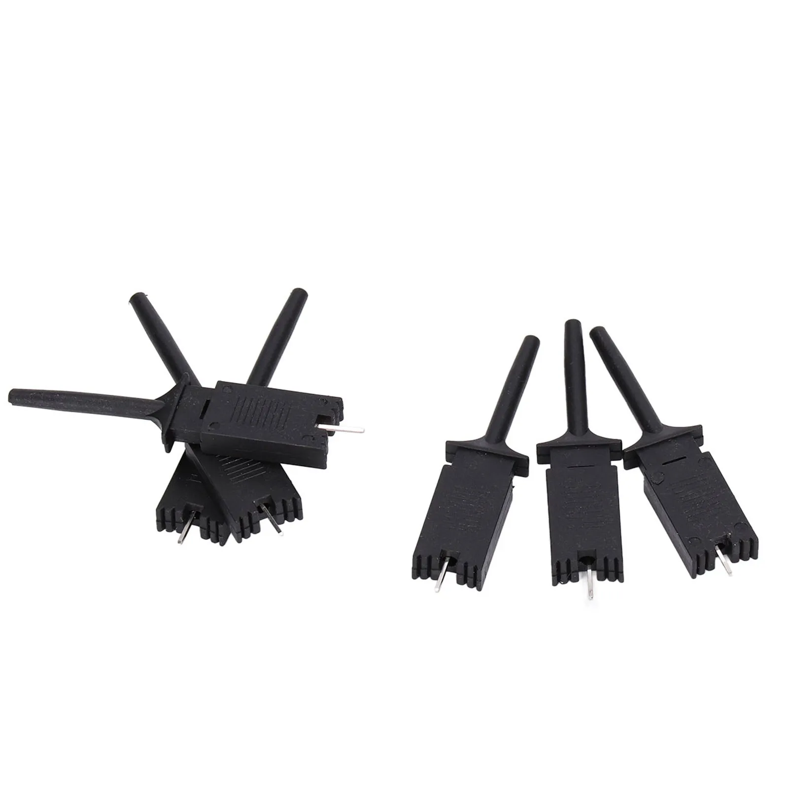 Mini Jumper Probe Test Clips Good Higher Conductivity Stainless Steel Metal Sheet for Logic Analyzer for Multimeter