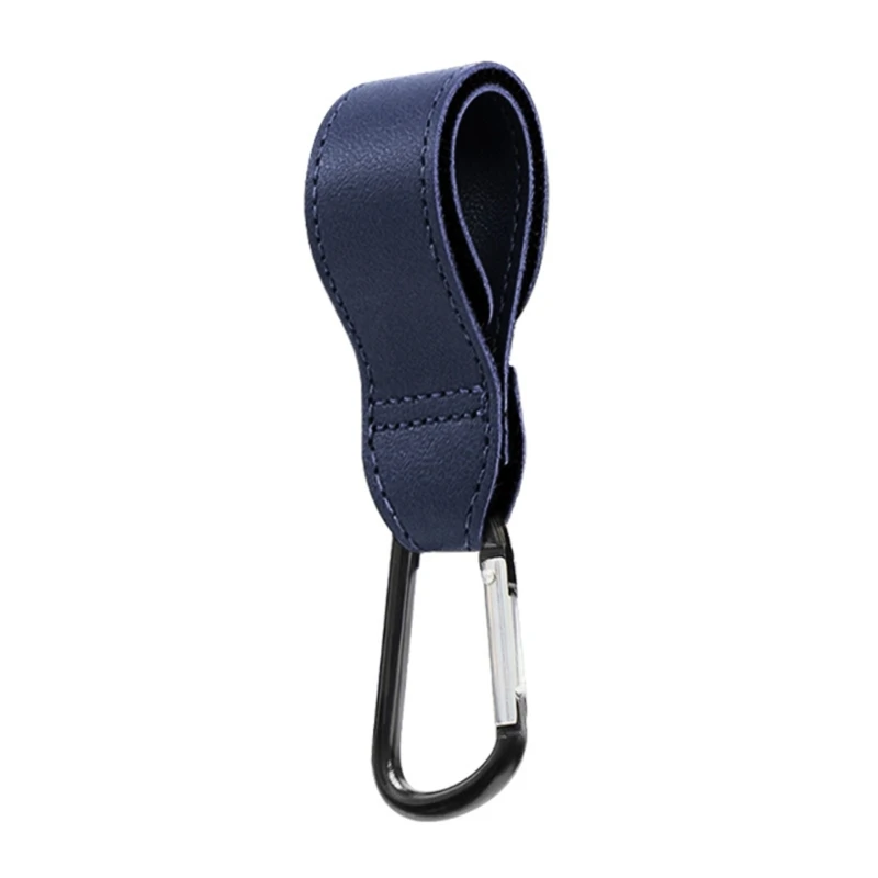 

PU-Leather Stroller Hook Adjustable Organizer Bag Hangers Non-Slip Pram Hangers