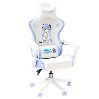 2024 New Game Chair Genshin Ergonomics Computer Chair Home Study Chair Cartoon Comic Chair Lift Rotate Reclining Office Chairs 1