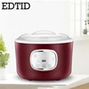 DETID Automatic Electric Yogurt Maker Multifunction Stainless Steel Leben Container Natto Rice Wine Machine Four Yoghurt Cups 1L 5