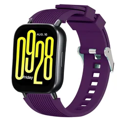 22mm Silicone Replacement Wristband Strap for Huawei watch 46mm (Dark purple A)