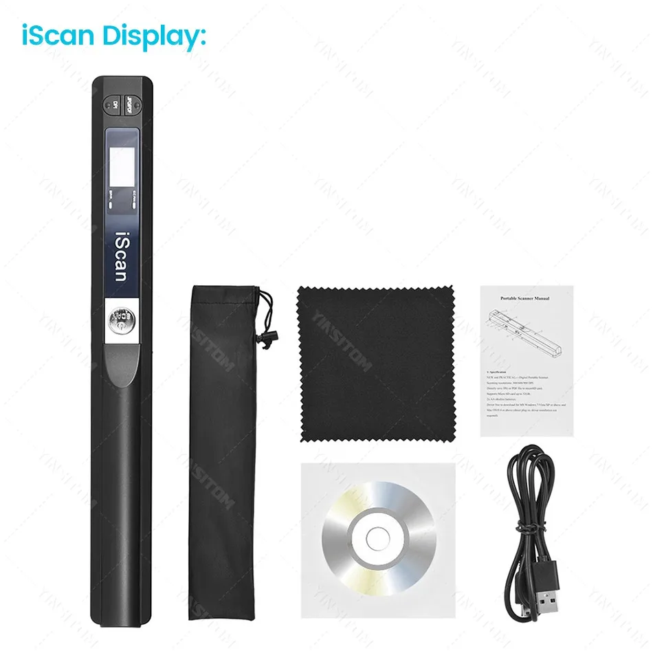 iScan01 Portable A4 Document Reader Scanner 900DPI For Contract Books Office Business Handheld Mobile Scanners JPG PDF Format - 6