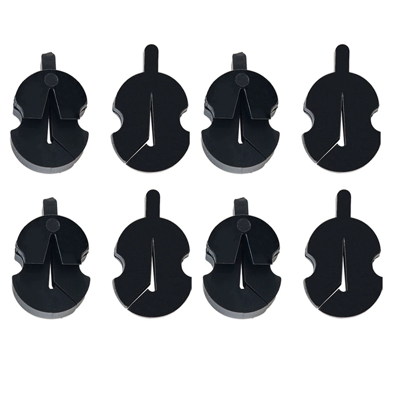 

8Pcs Violin Mute Rubber Mute Fiddle Mute Violin Practice Mute For 3/4 4/4 1/2 1/4 1/8 Violin