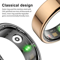 AMZMAX R02 Smart Ring Multi-sports Modes Pedometer Fitness Tracker Health Monitoring IP68 Waterproof Military Grade Smart Ring - Image 2