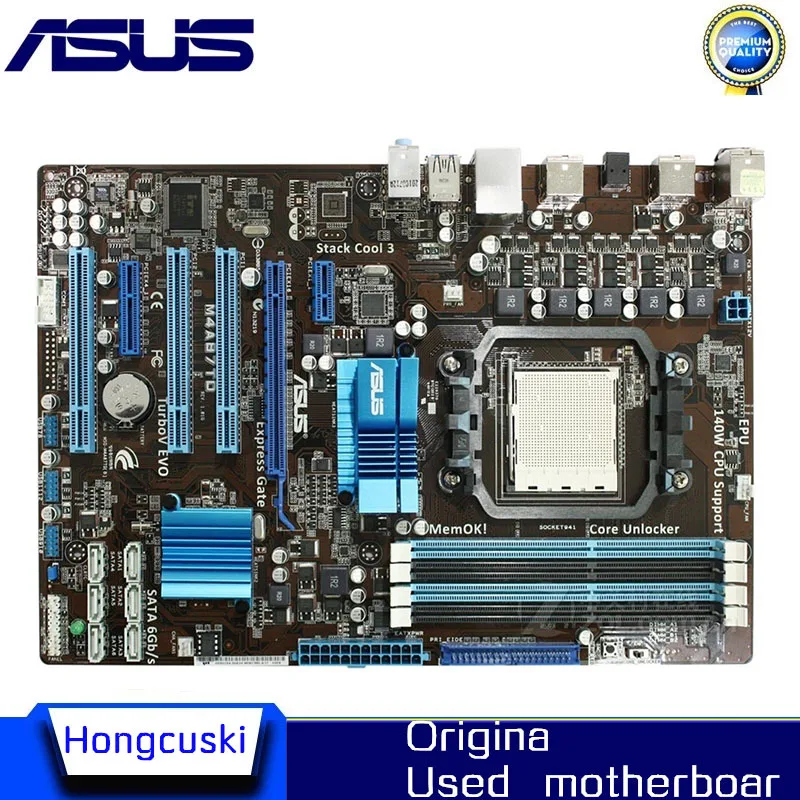 

Материнская плата для настольного компьютера Asus M4A87TD 870 Socket AM3 DDR3 16G USB2.0 SATA2 оригинальная б/у материнская плата