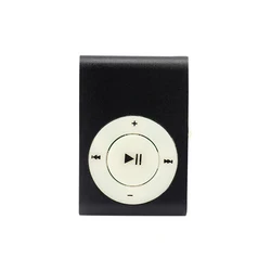 Waterproof Mini Clip Portable MP3 Music Player (Black)